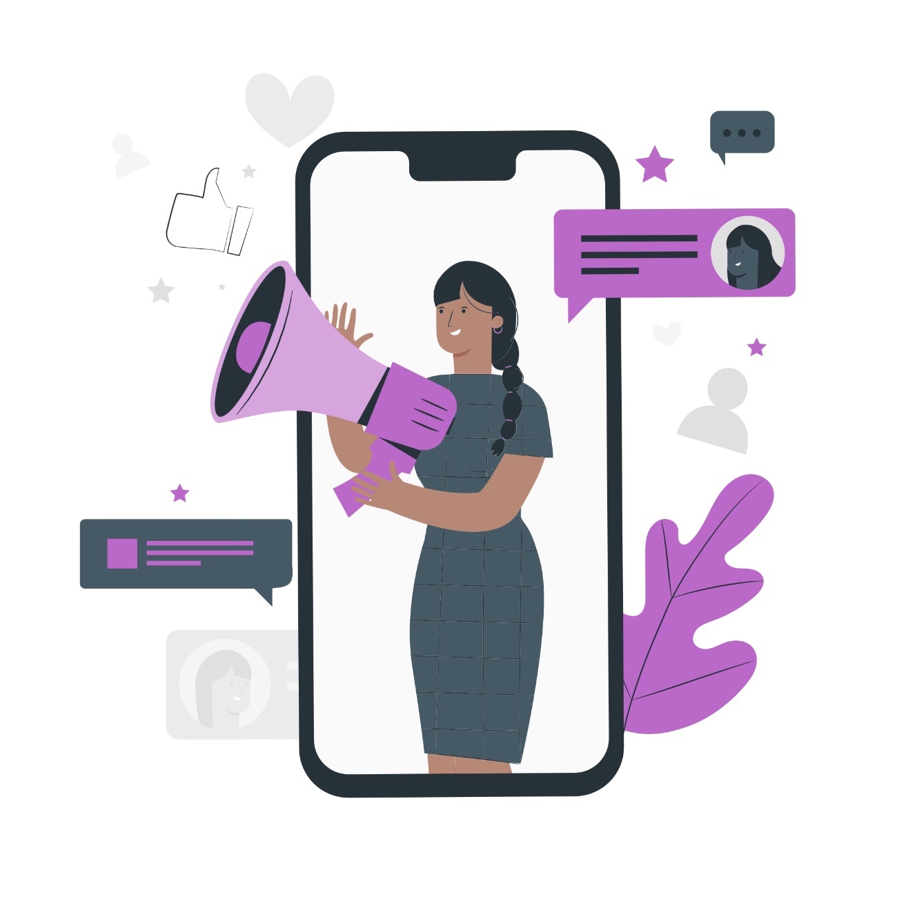 Women marketing regarding the social media apps