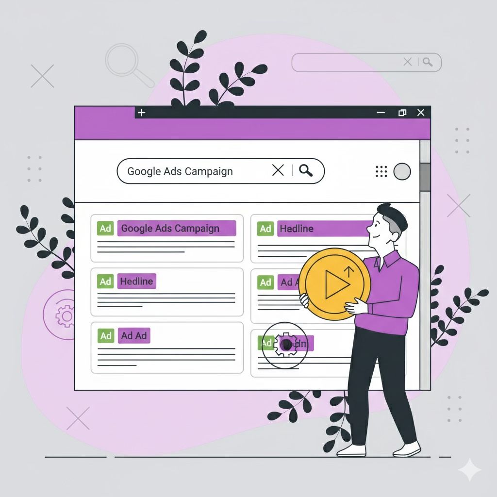 A guy running google ads